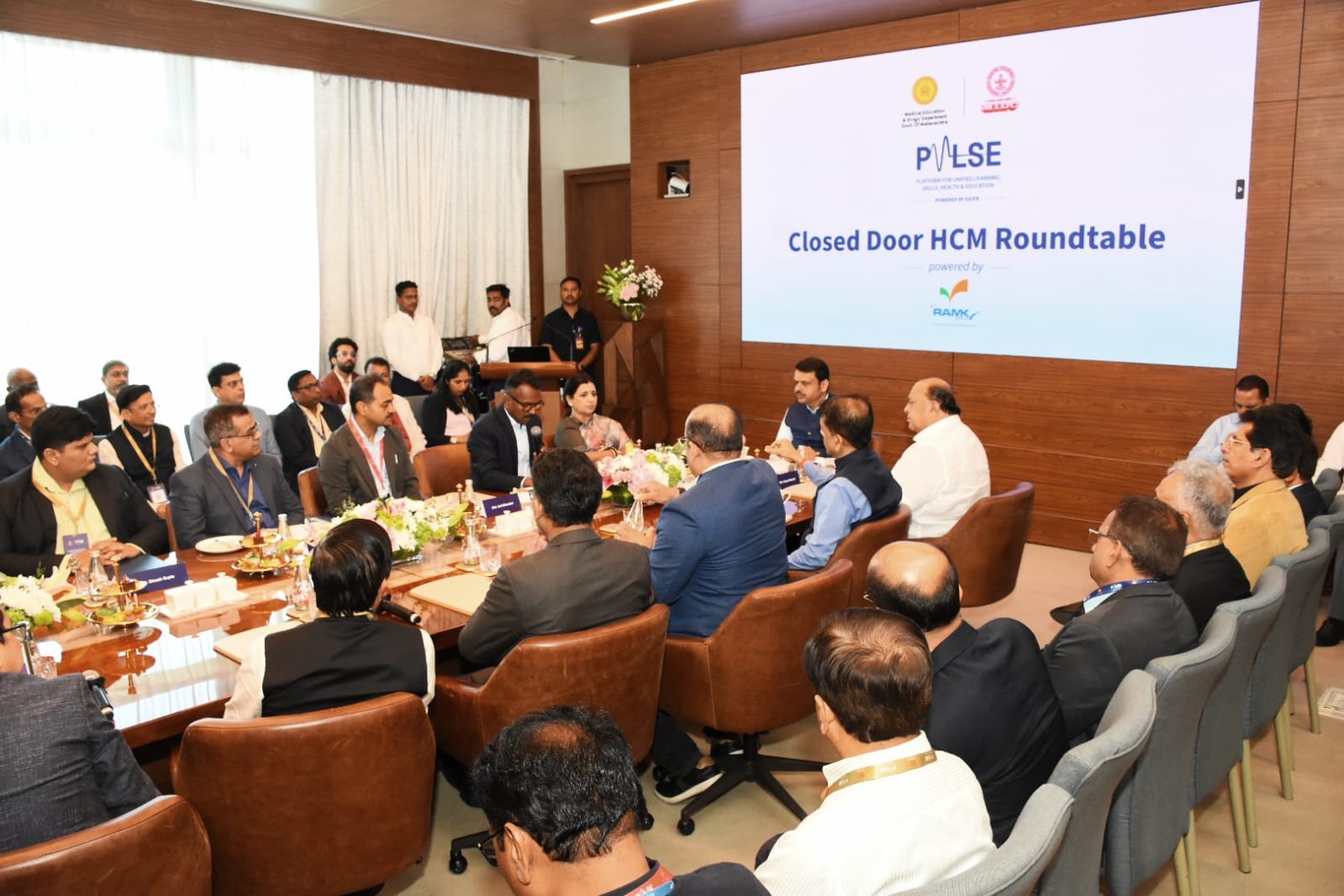 Roundtable discussions in session